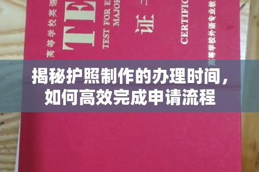 宝应县揭秘护照制作的办理时间，如何高效完成申请流程