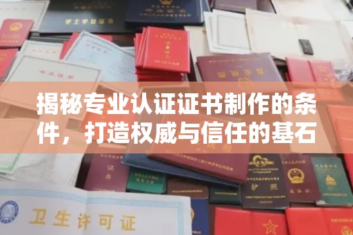 宝应县揭秘专业认证证书制作的条件，打造权威与信任的基石