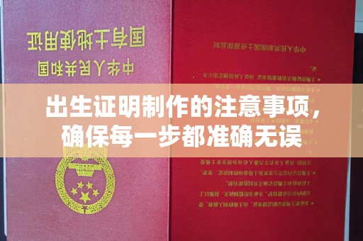 宝应县出生证明制作的注意事项，确保每一步都准确无误